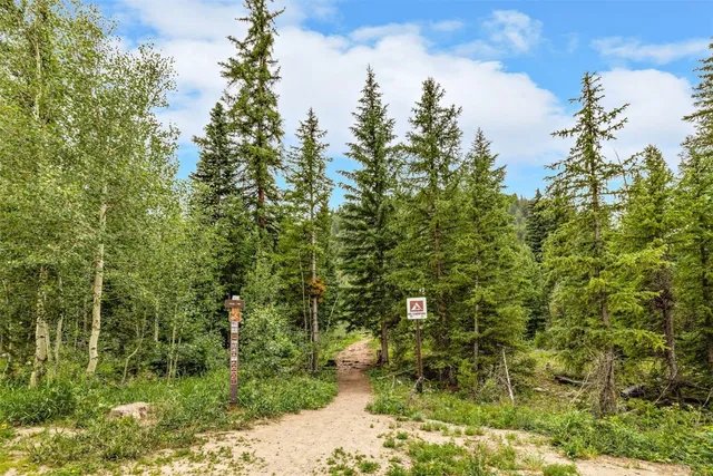 a view of a pathway of a building