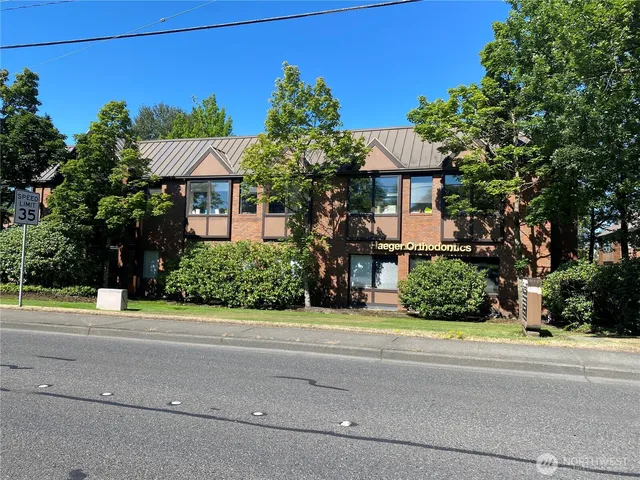 front view of a house with a street