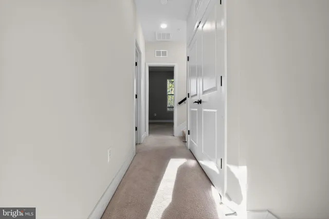 a view of a hallway with a hallway