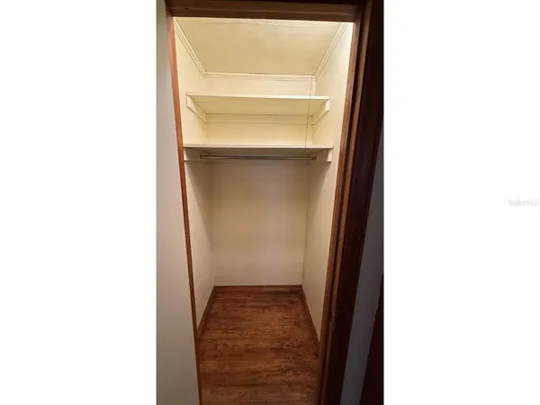 a view of hallway with shower