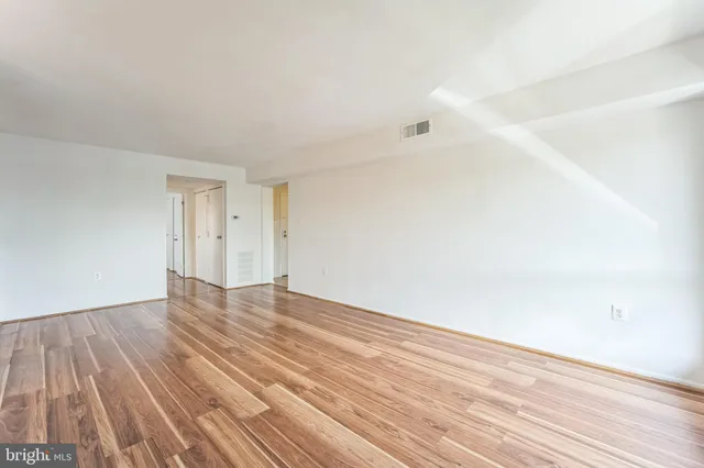 wooden floor in a room