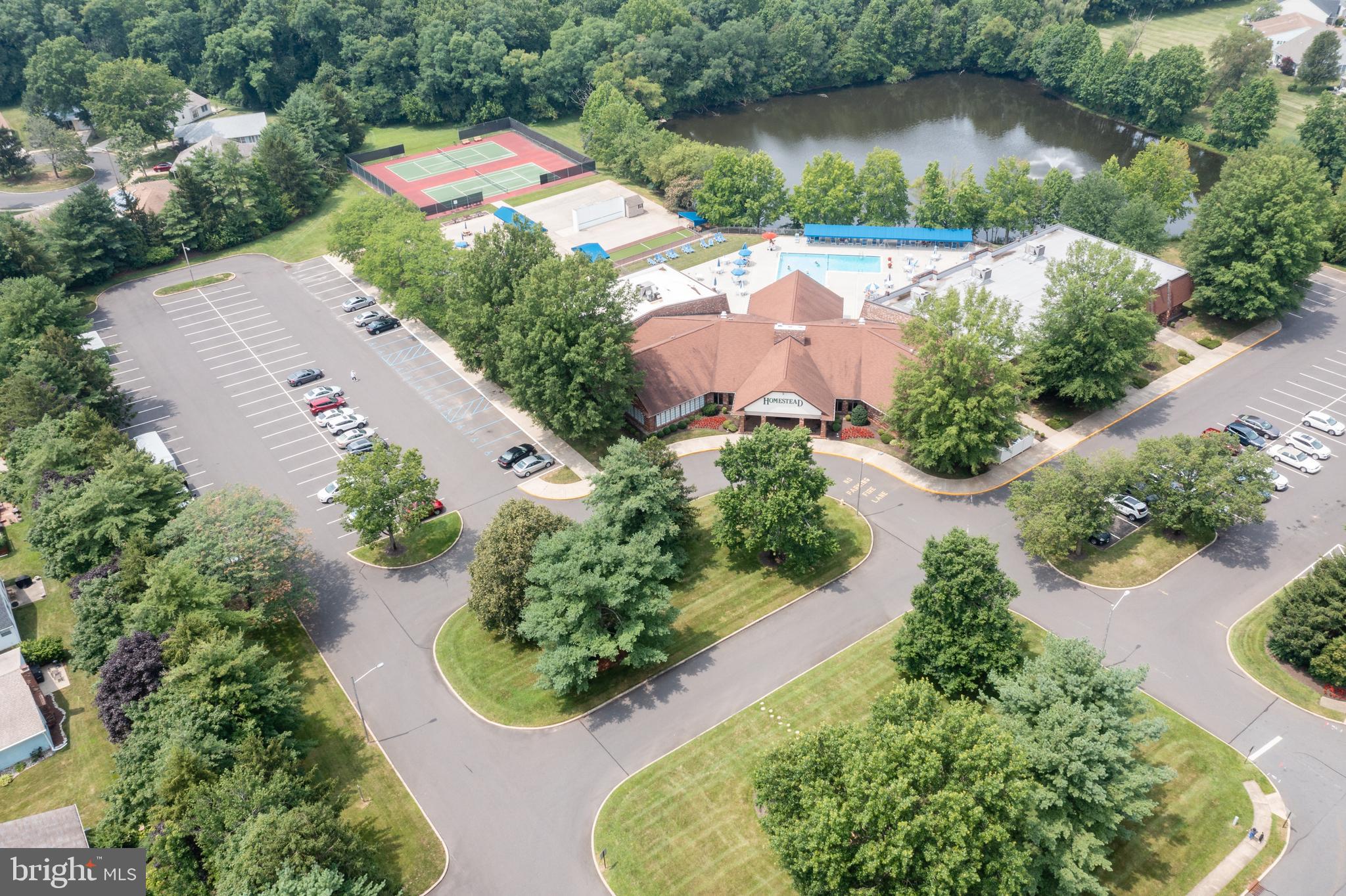 7 Covered Bridge Circle Columbus, NJ 08022 - Photo 39 of 40 an aerial view of a house with a yard and lake view