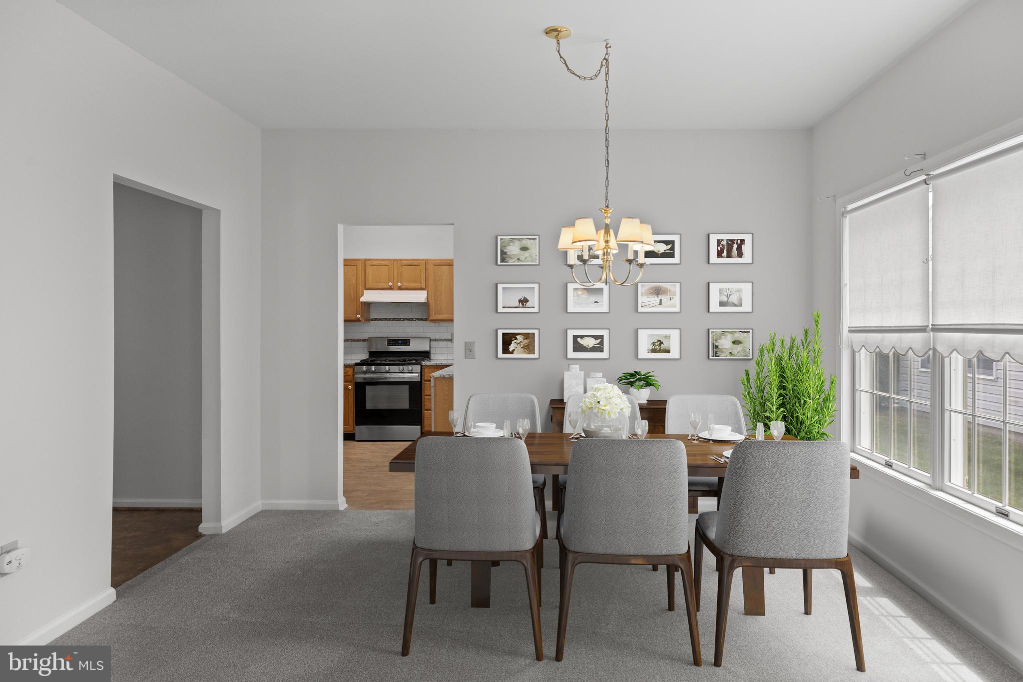 7 Covered Bridge Circle Columbus, NJ 08022 - Photo 10 of 40 a view of a dining room with furniture window and outside view