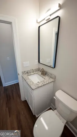 a view of a back yard of the house