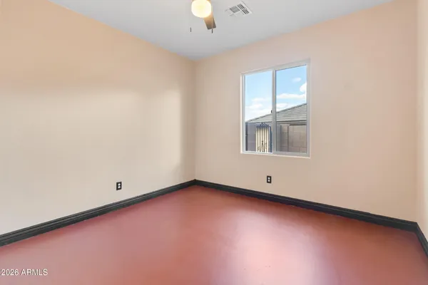 a view of a garage with furniture