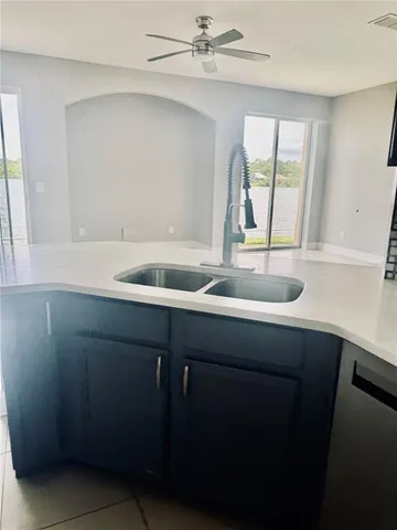 a sink with a window
