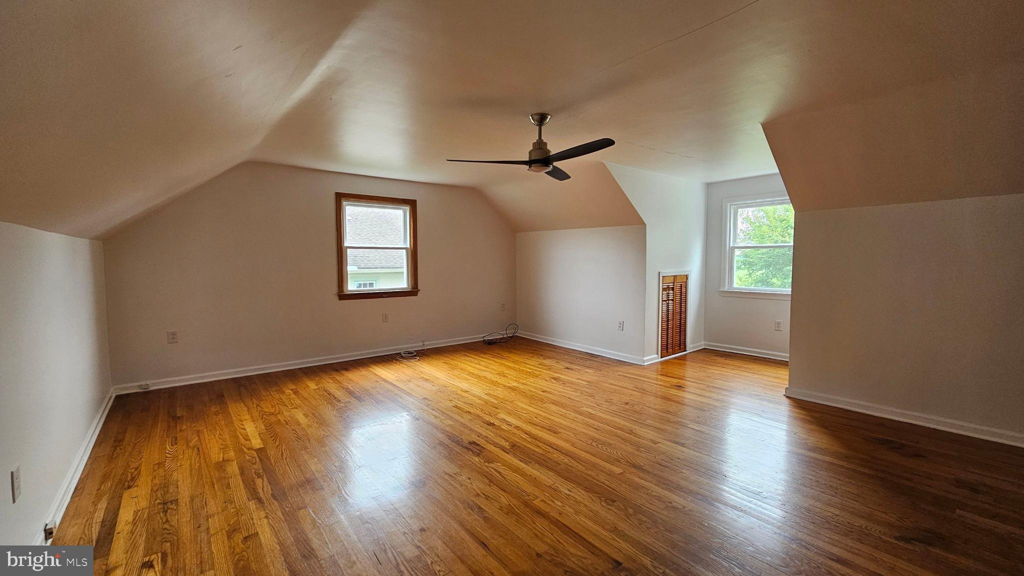 262 Roadstown Road Bridgeton, NJ 08302 - Photo 17 of 25 a view of empty room with wooden floor and fan