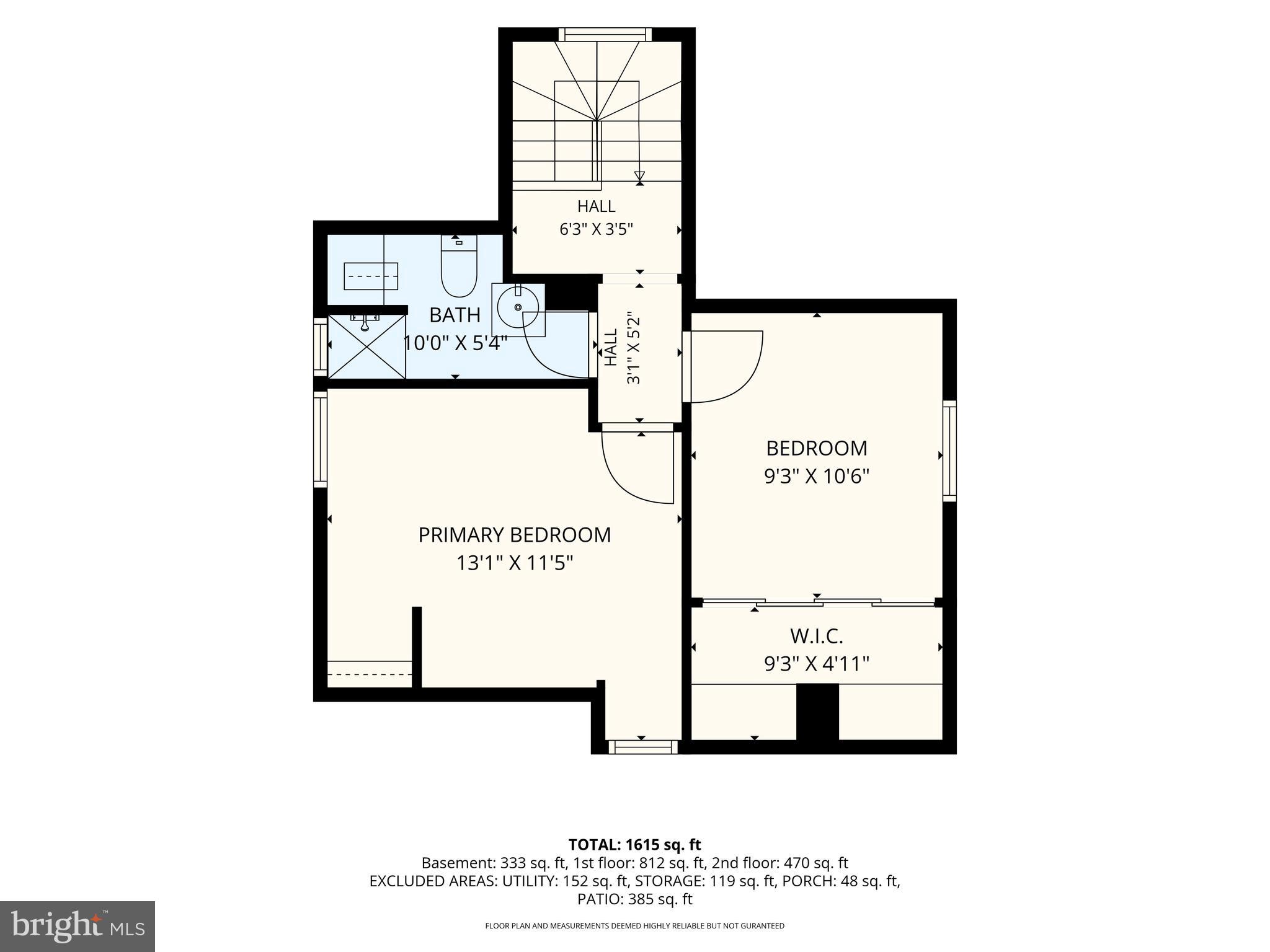 826 Cedarcroft Road Baltimore, MD 21212 - Photo 29 of 31 Floor Plan Upper Level