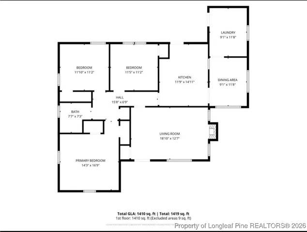 a picture of a floor plan