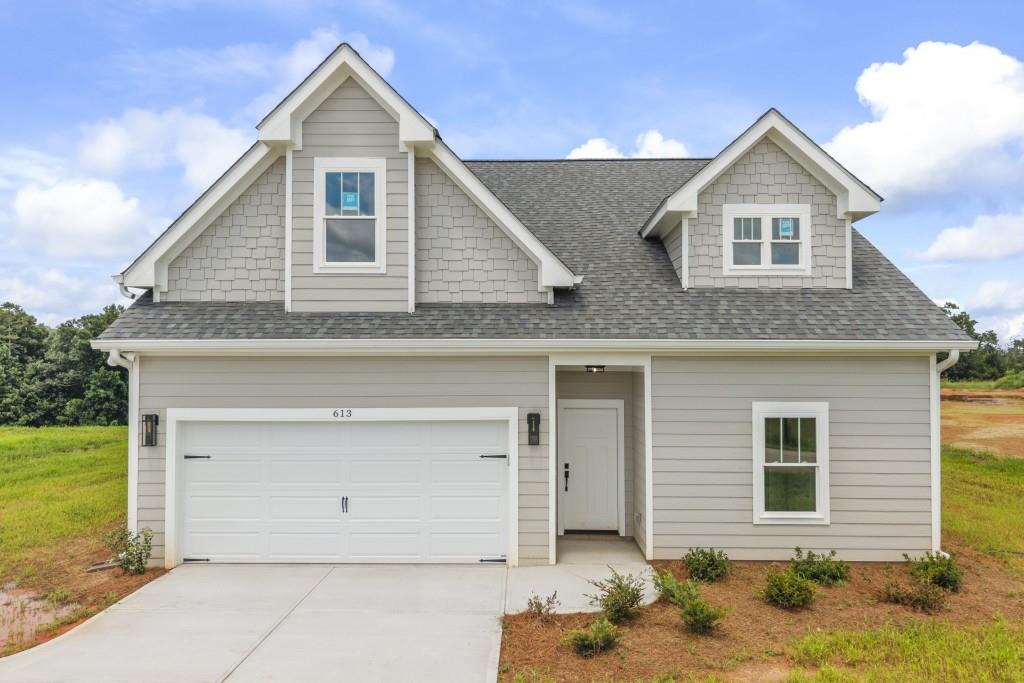a view of a house with windows