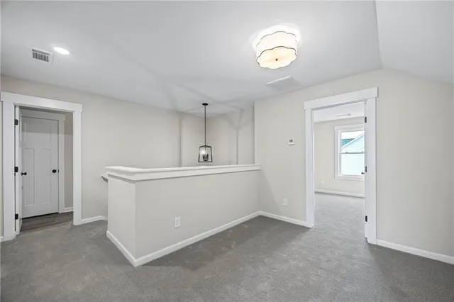 a view of an empty room