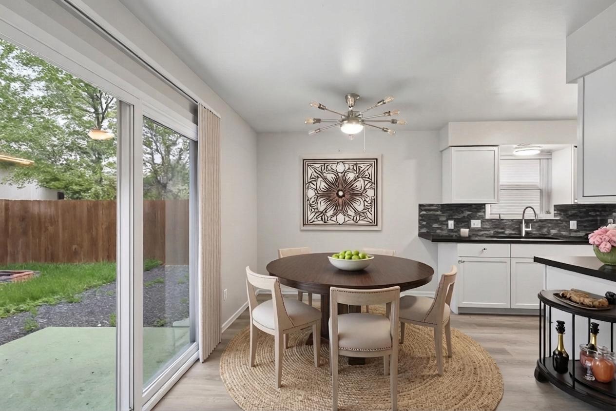 820 Sahara Avenue, Unit B Austin, TX 78745 - Photo 22 of 29 Dining space featuring light wood-style floors