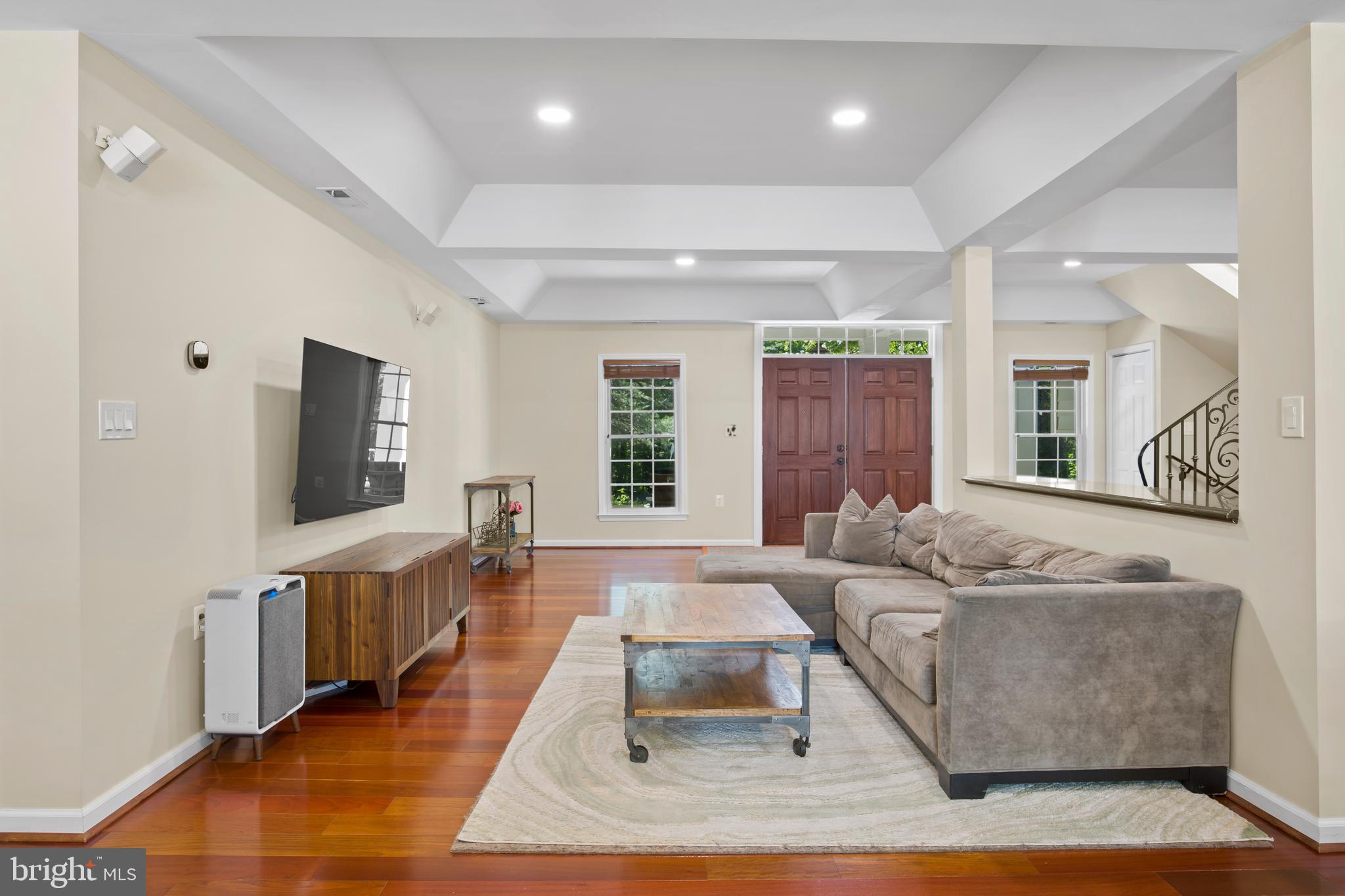 11019 Ring Road Reston, VA 20190 - Photo 7 of 78 a living room with furniture and a flat screen tv