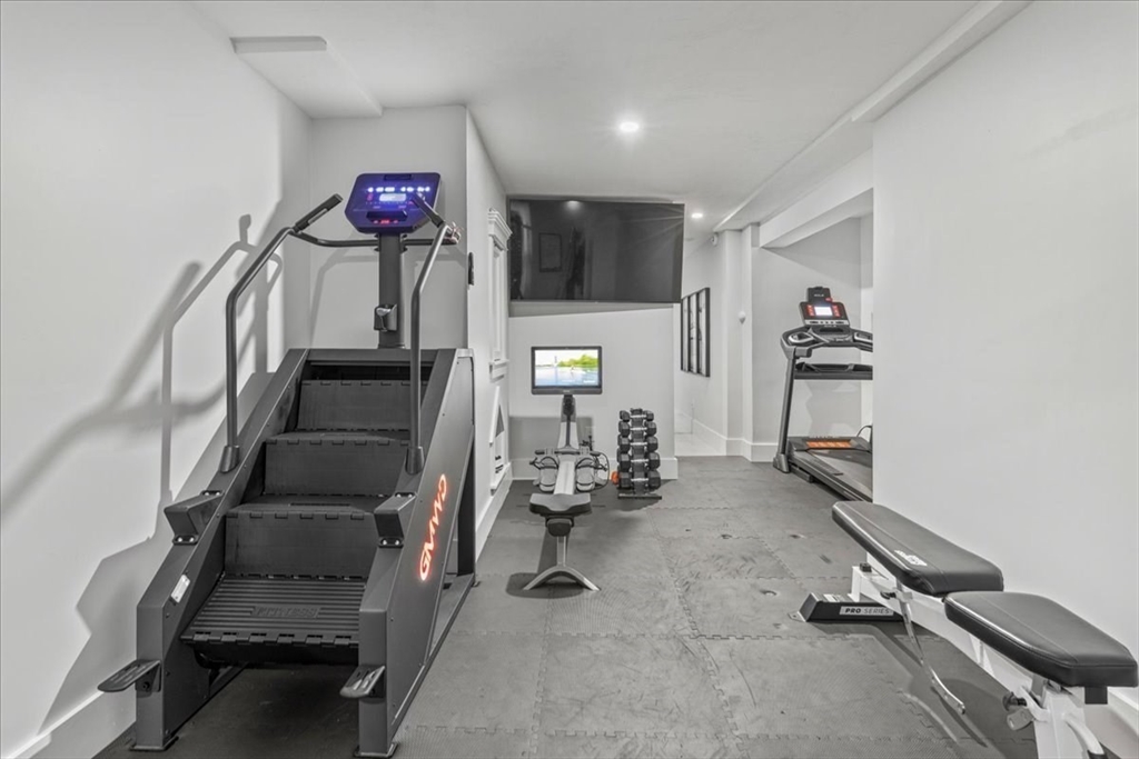 4 Lost Brook Trail Walpole, MA 02081 - Photo 30 of 42 a view of a room with gym equipment
