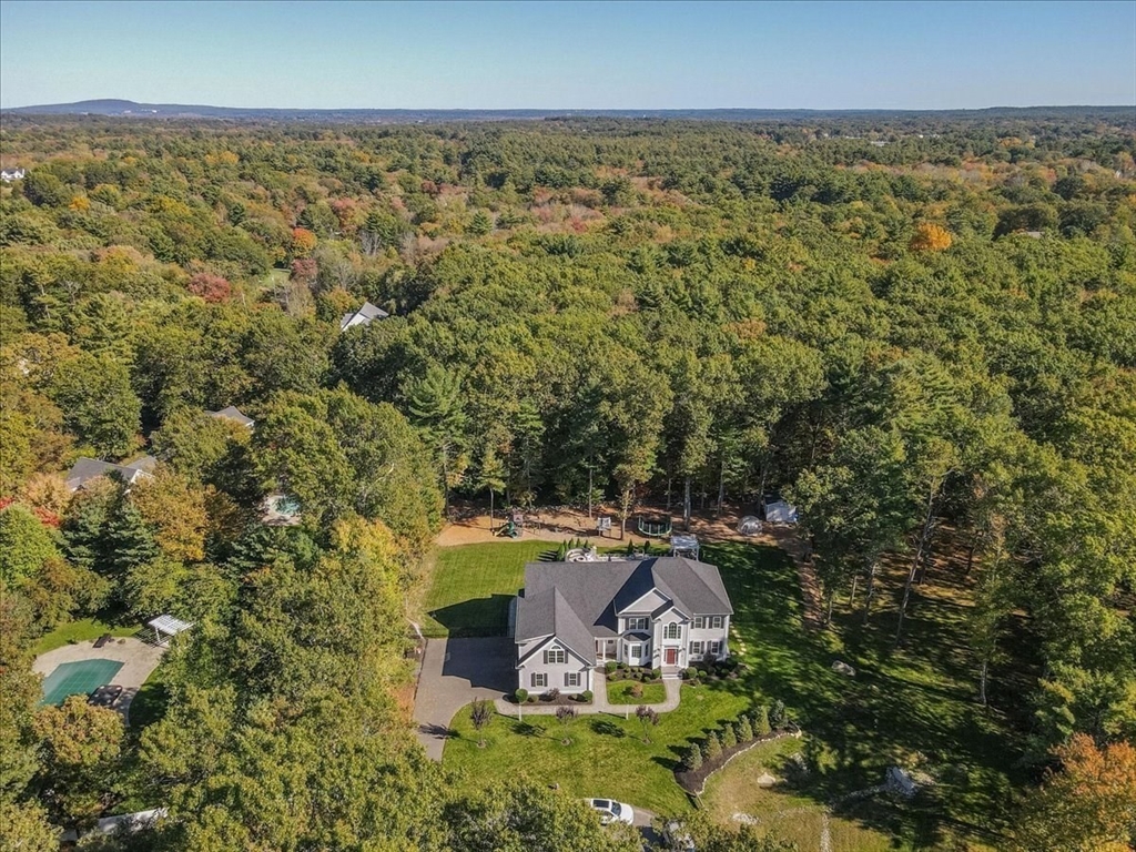 4 Lost Brook Trail Walpole, MA 02081 - Photo 40 of 42 an aerial view of a house with a yard