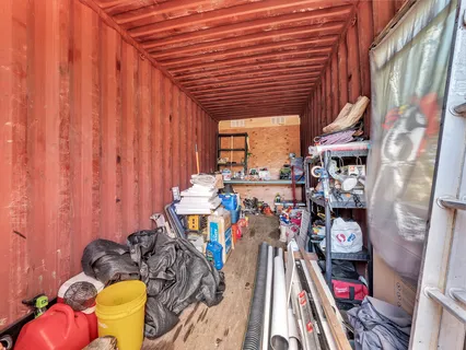 a car parked in front of a house