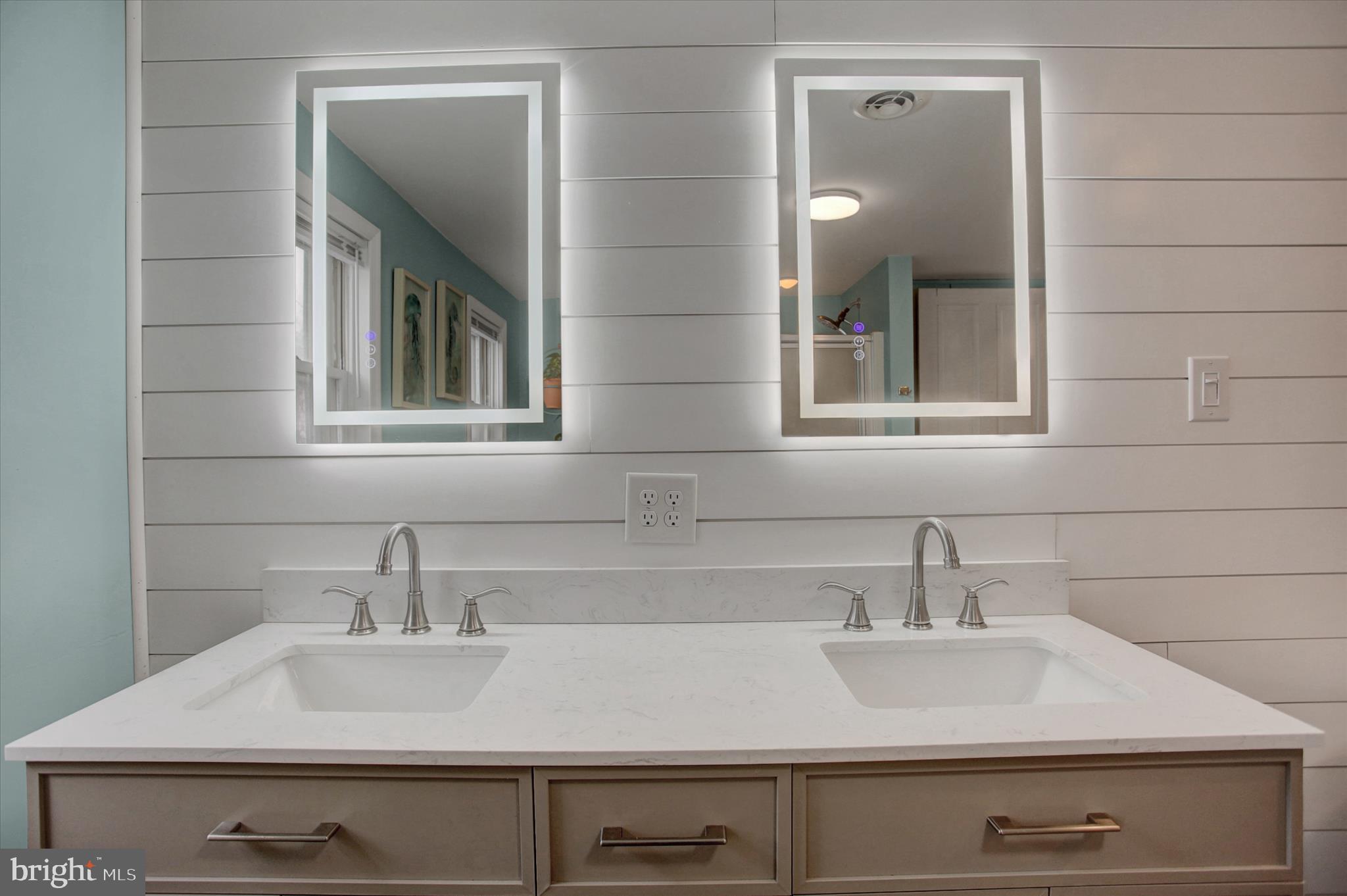 615 Walnut Bottom Road Shippensburg, PA 17257 - Photo 37 of 47 a bathroom with double vanity sink and two mirror