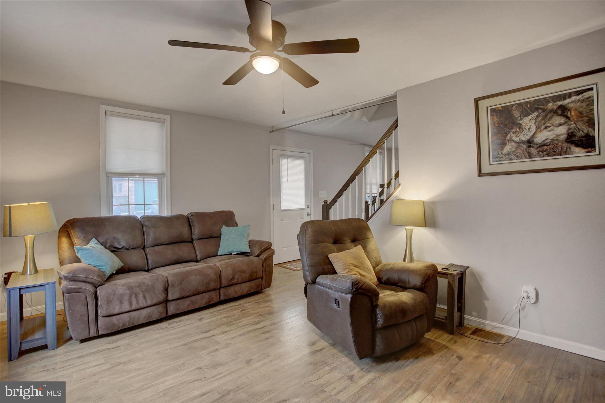 615 Walnut Bottom Road Shippensburg, PA 17257 - Photo 8 of 47 a living room with furniture and a ceiling fan