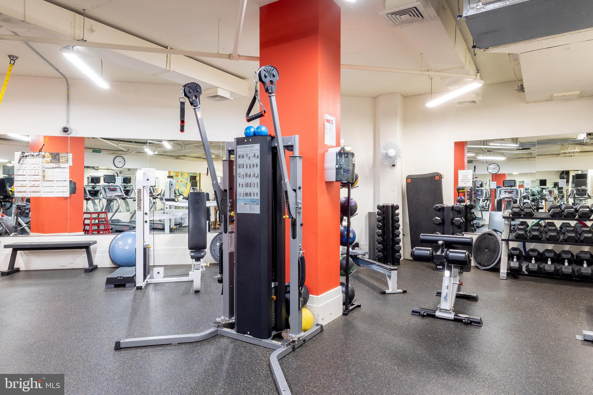 2425 L Street Northwest, Unit 431 Washington, DC 20037 - Photo 26 of 30 a view of a room with gym equipment