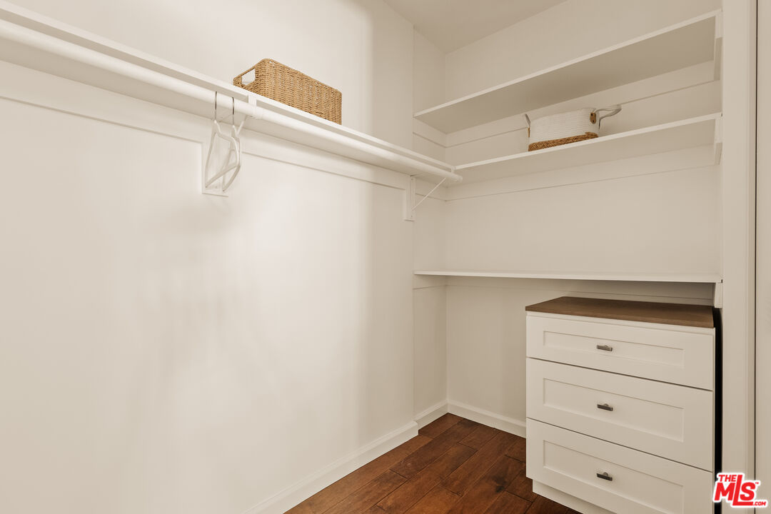 5124 South Corning Avenue Los Angeles, CA 90056 - Photo 25 of 30 a view of walk in closet with empty racks