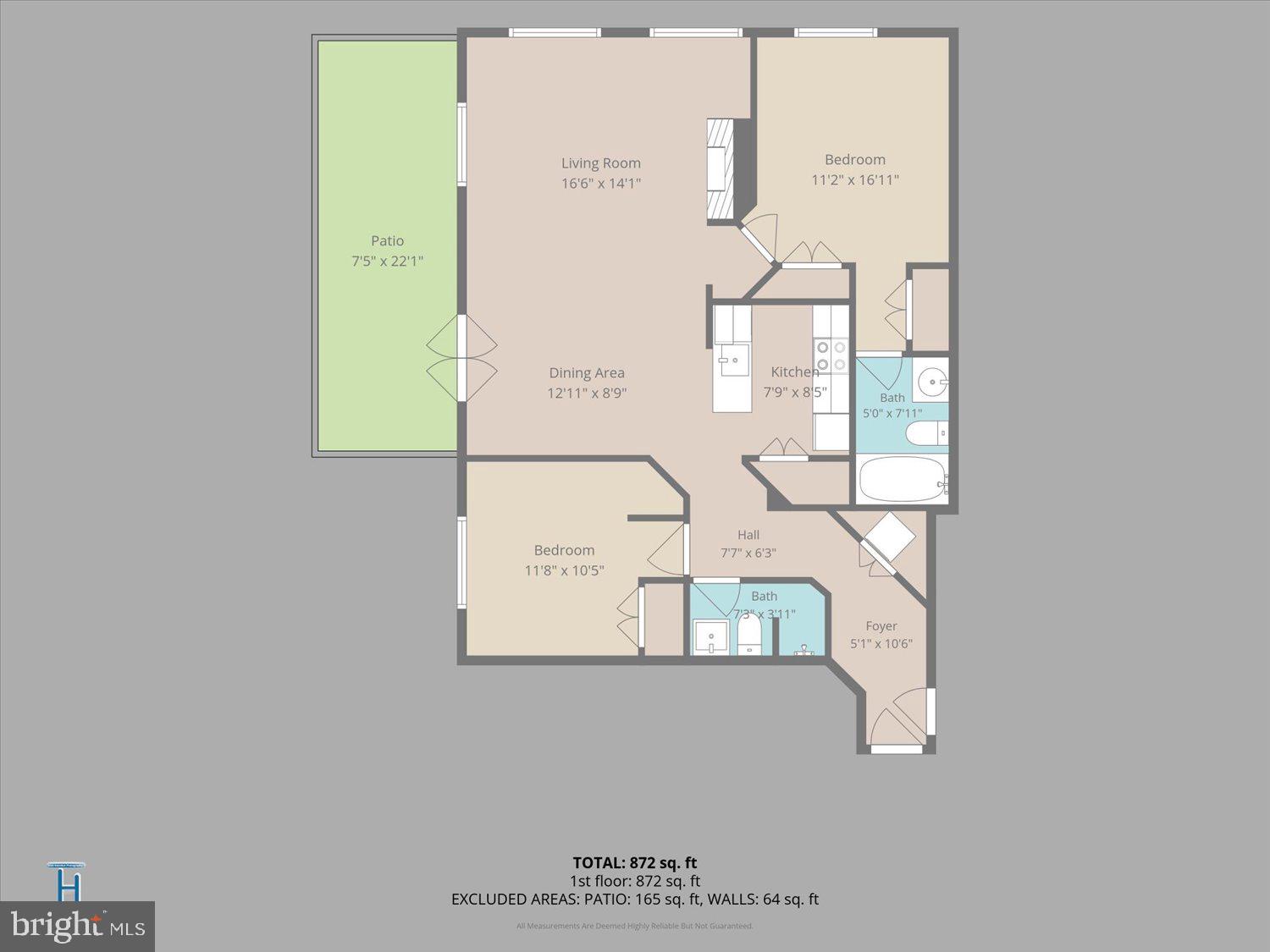 410 5th Street Northeast, Unit 1 Washington, DC 20002 - Photo 23 of 37 Charming layout for modern living.