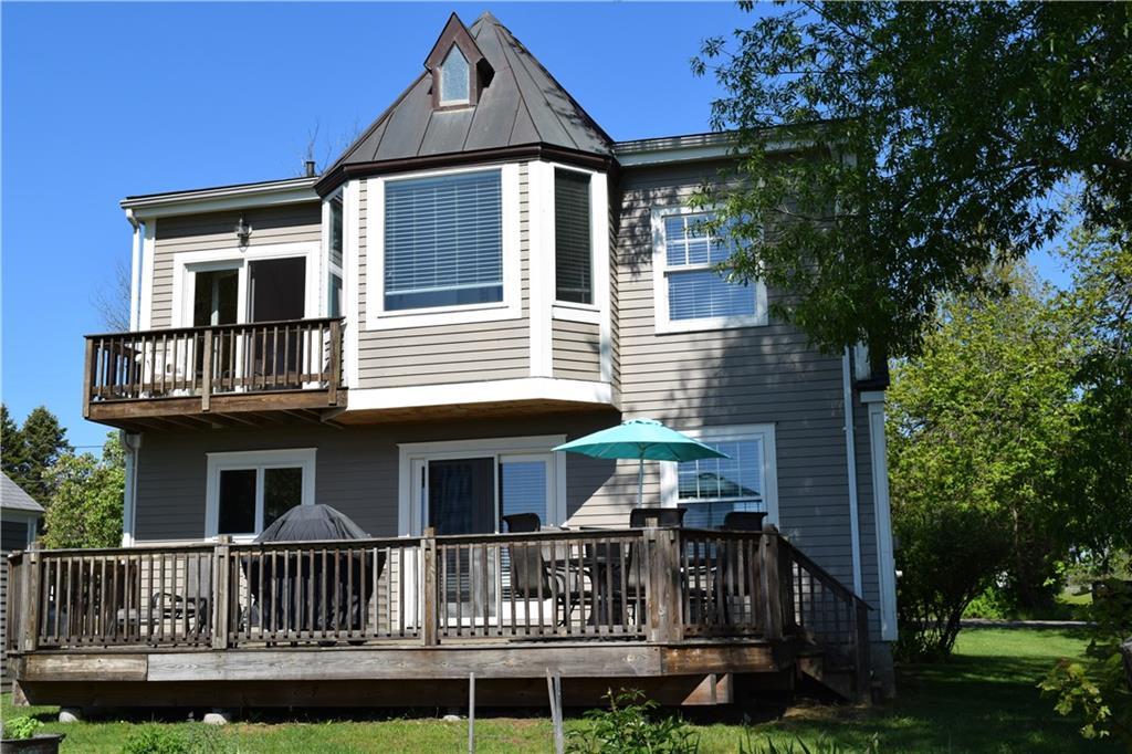 1501 Harpswell Neck Road Harpswell, ME 04079 - Photo 4 of 35 Rear of home. Water view deck and...