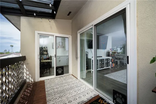 a view of a living room