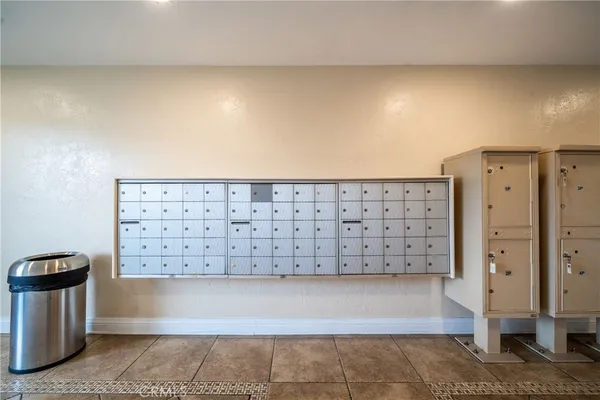 a view of wooden cabinets