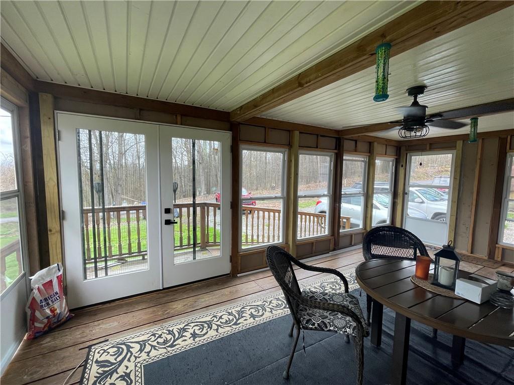 786 Deckards Run Road Utica, PA 16362 - Photo 4 of 29 a view of a dining room with furniture window and outside view