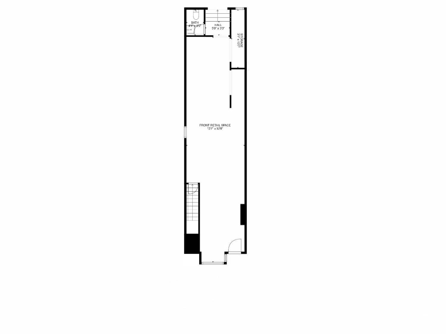 438 Warren Street Hudson, NY 12534 - Photo 21 of 21 a picture of a floor plan