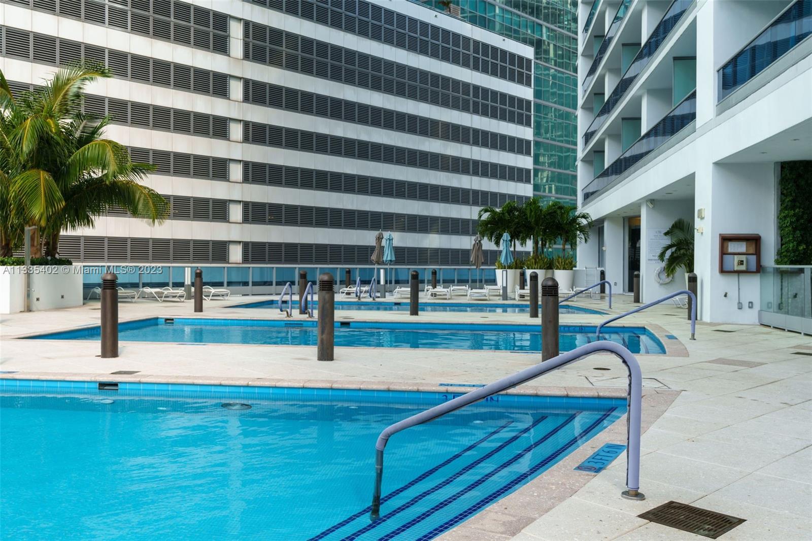 200 Biscayne Blvd Way, Unit 1404 Miami, FL 33131 - Photo 25 of 32 a view of yard with swimming pool