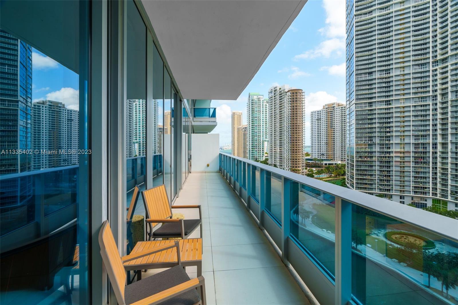 200 Biscayne Blvd Way, Unit 1404 Miami, FL 33131 - Photo 10 of 32 a view of balcony with furniture