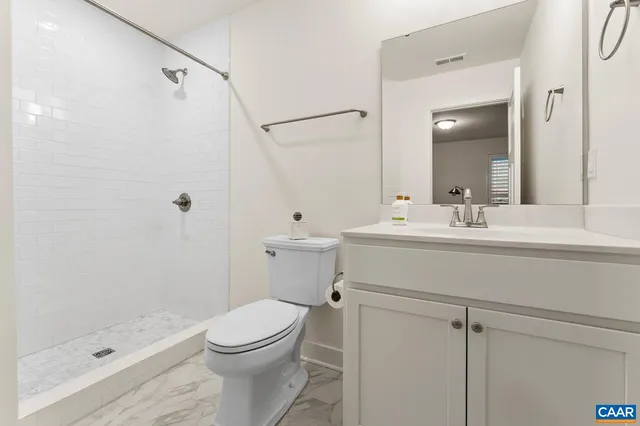 a front view of a brick building