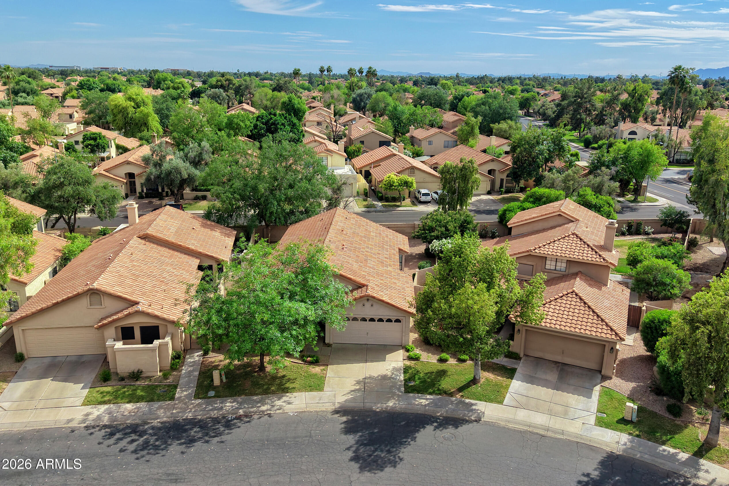 57 East Ranch Road Tempe, AZ 85284 - Photo 48 of 51 an aerial view of multiple house