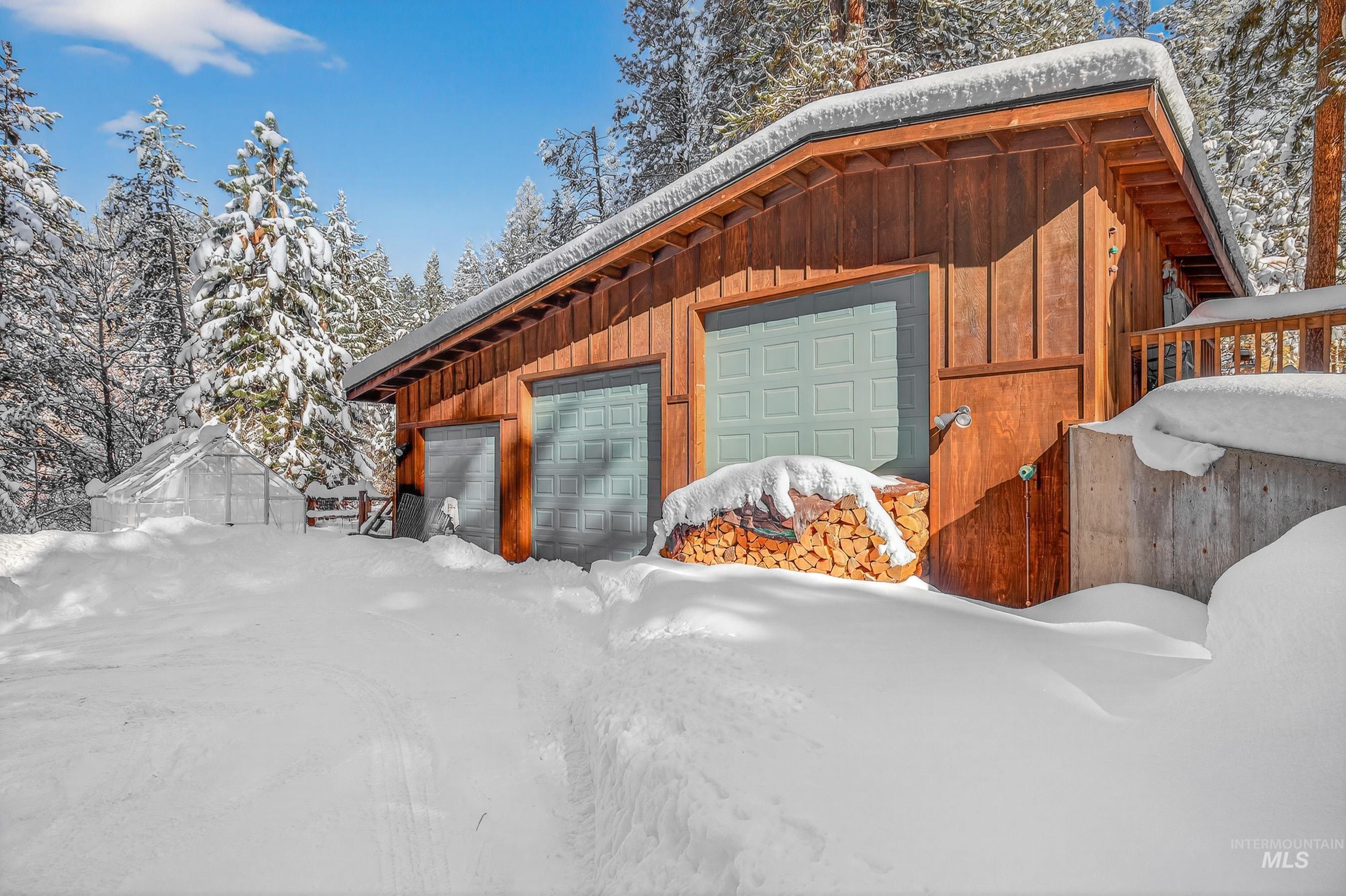 441 Allen Avenue McCall, ID 83638 - Photo 10 of 46 View of snow covered garage