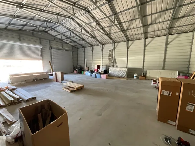 a room with gym equipment