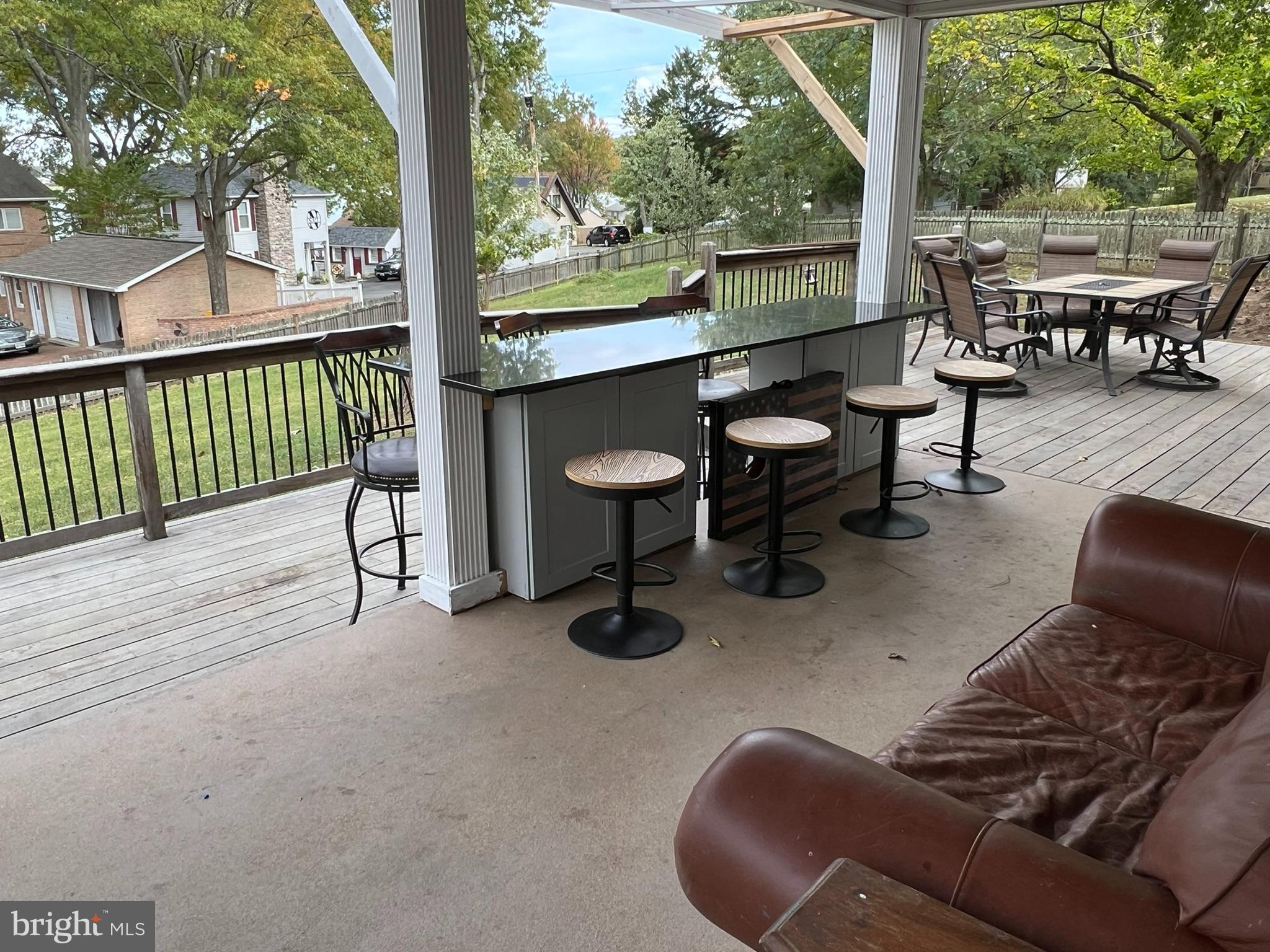 1032 Wiers Road Edgewater, MD 21037 - Photo 25 of 44 Covered porch and deck, waterside