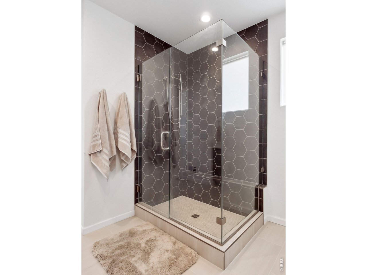 3051 Newfound Lk Road Berthoud, CO 80513 - Photo 19 of 36 a bathroom with a shower and a sink