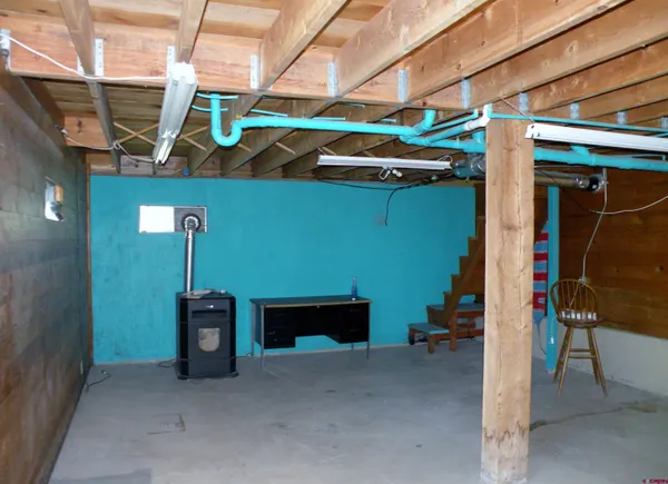 a view of storage and utility room
