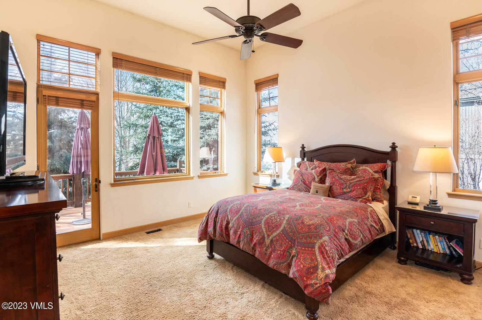 306 Hackamore Road, Unit A Edwards, CO 81632 - Photo 14 of 27 a bedroom with a bed dresser and a large window