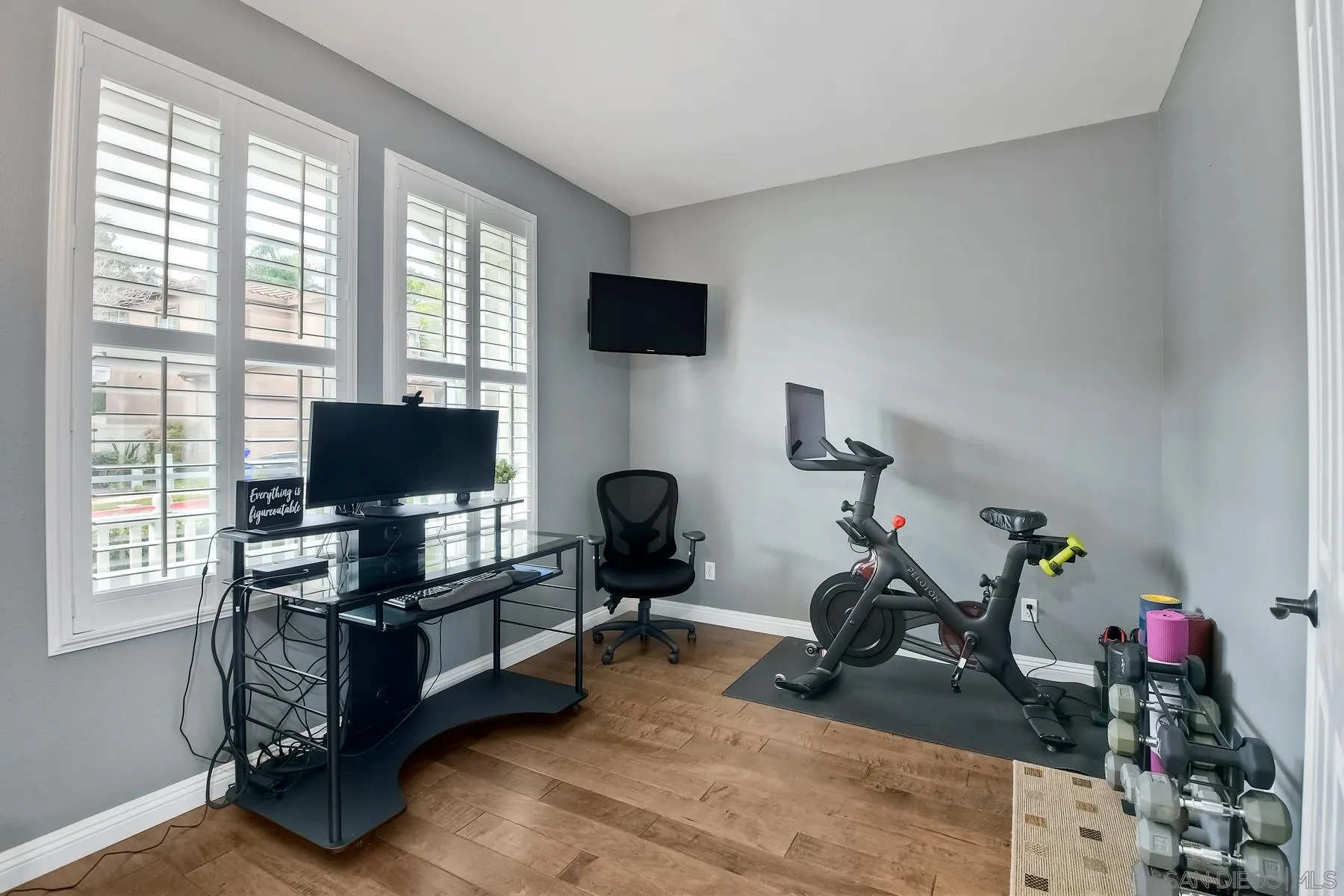 1145 Monterey Place Encinitas, CA 92024 - Photo 5 of 34 a view of a livingroom with workspace and a window