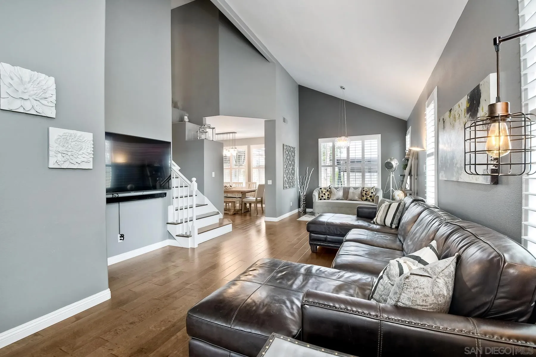 1145 Monterey Place Encinitas, CA 92024 - Photo 6 of 34 a living room with furniture and a flat screen tv