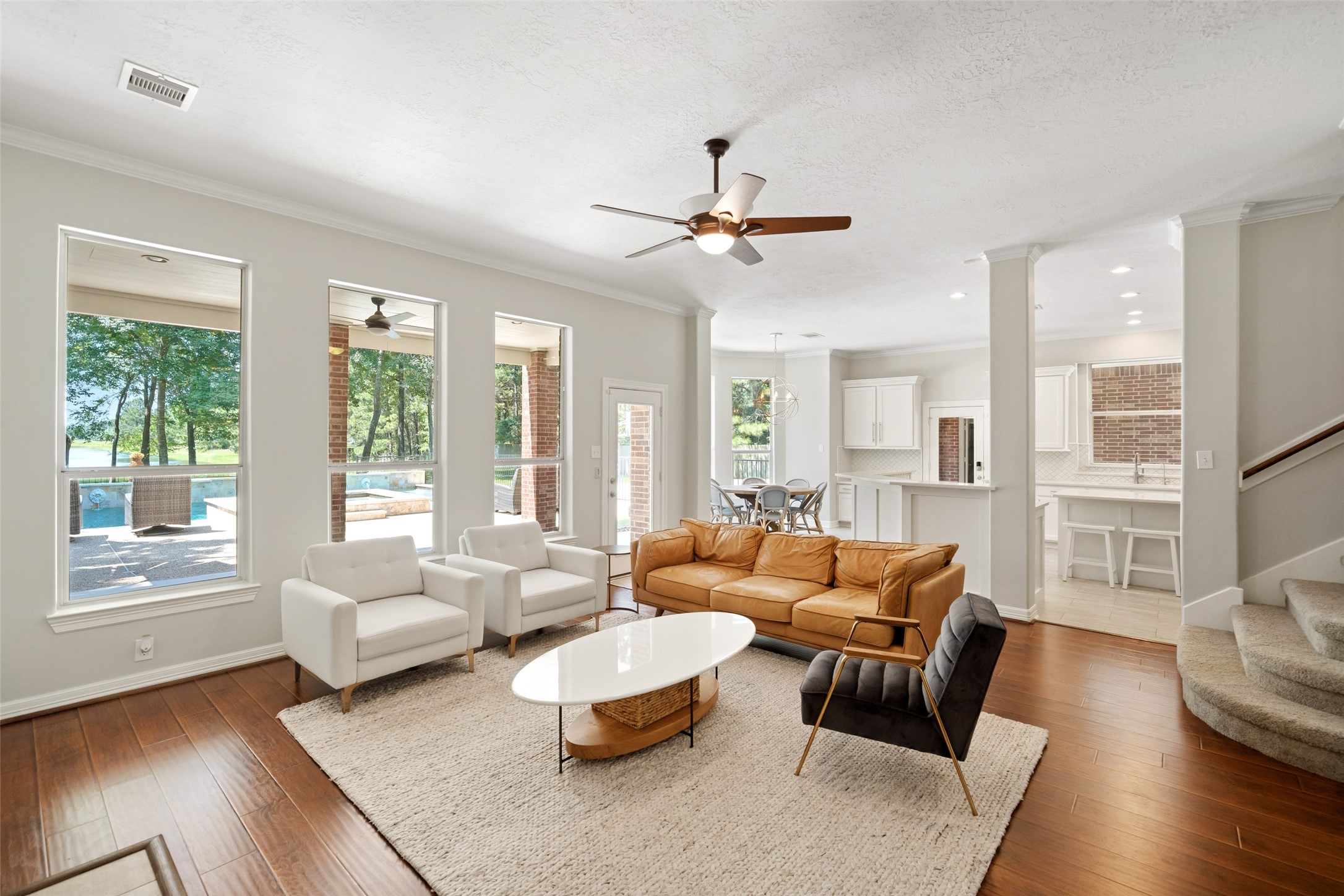 2302 Legends Shore Drive Spring, TX 77386 - Photo 14 of 48 Open-concept living area designed for everyday living and effortless entertaining.