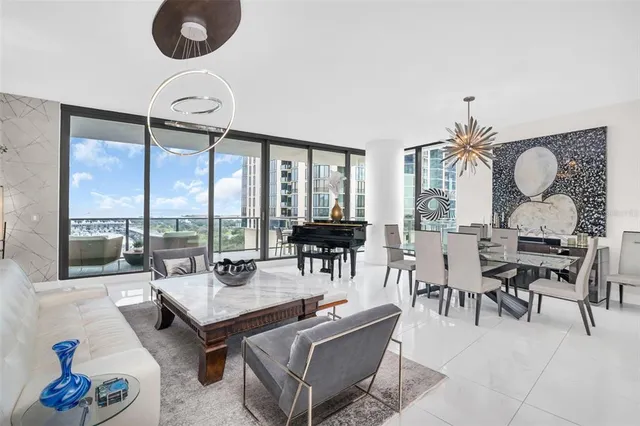 a view of living room with furniture and washer