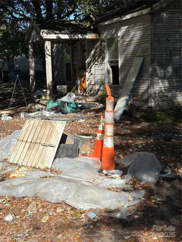 a view of parked car