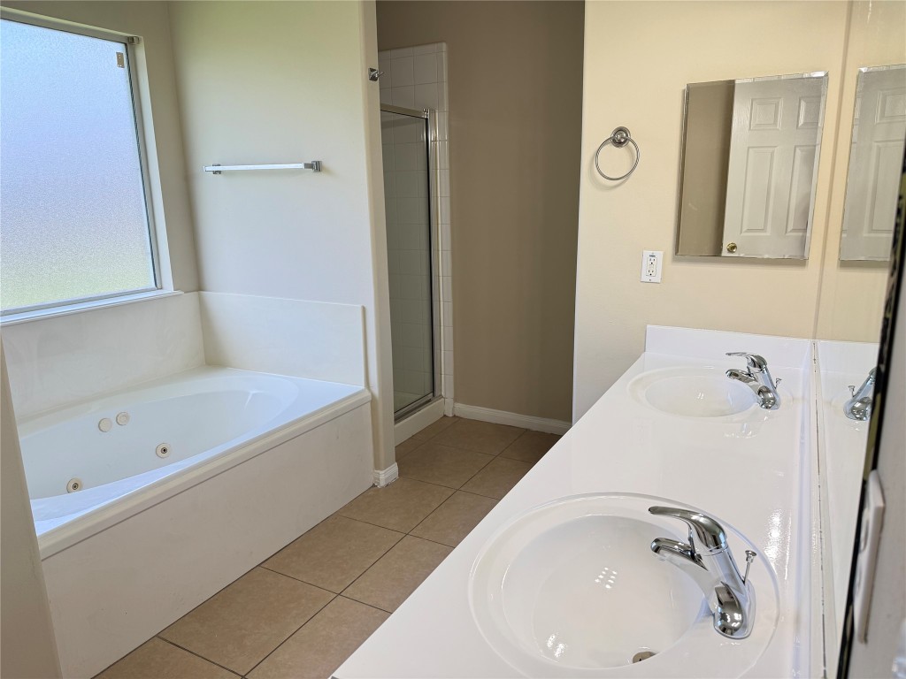 2215 Beacon Light Lane Fresno, TX 77545 - Photo 10 of 19 Primary bath with double sinks, separate shower