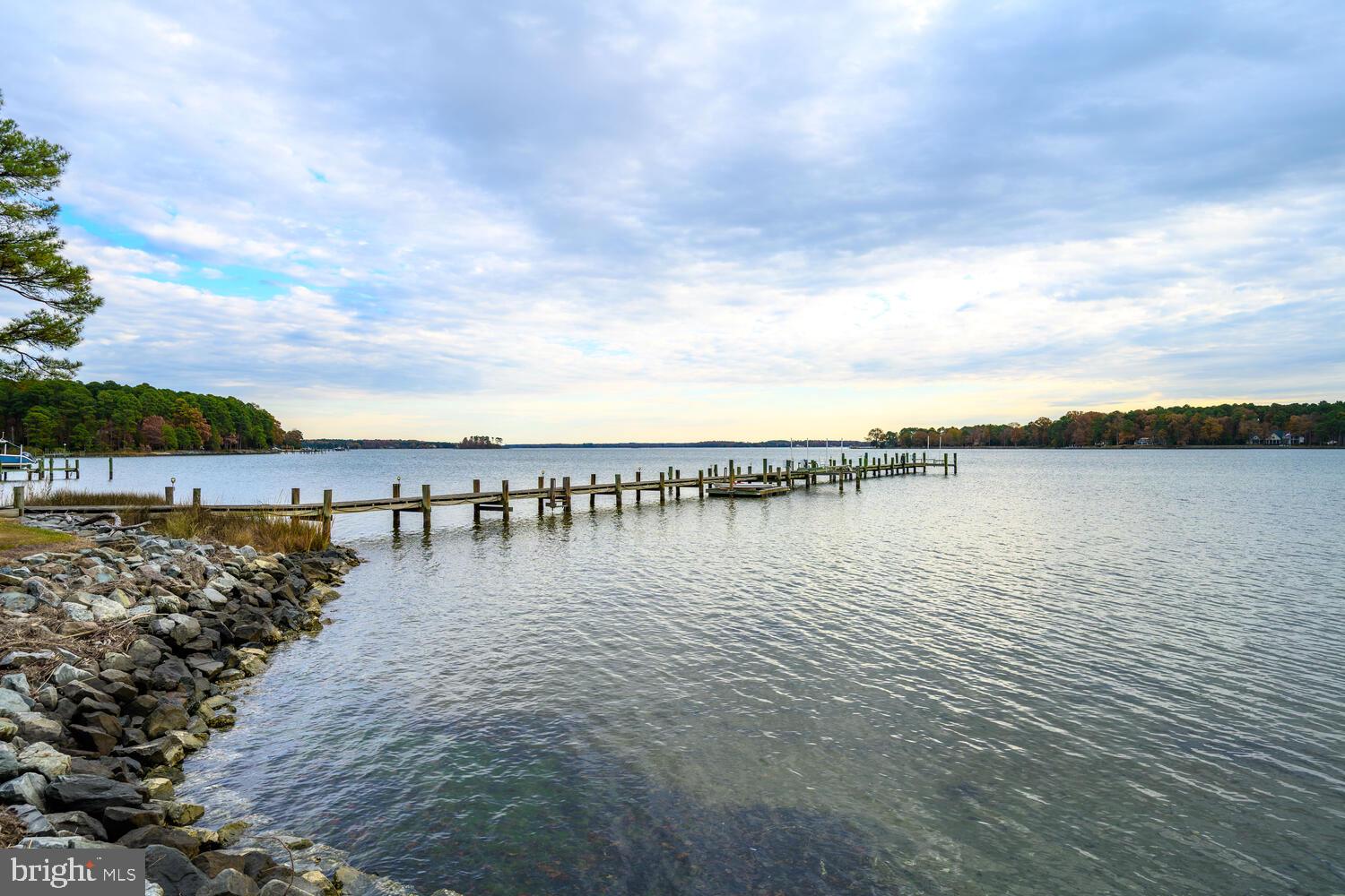 23961 Lynnewood Drive St. Michaels, MD 21663 - Photo 23 of 81 a view of a lake with houses in the back