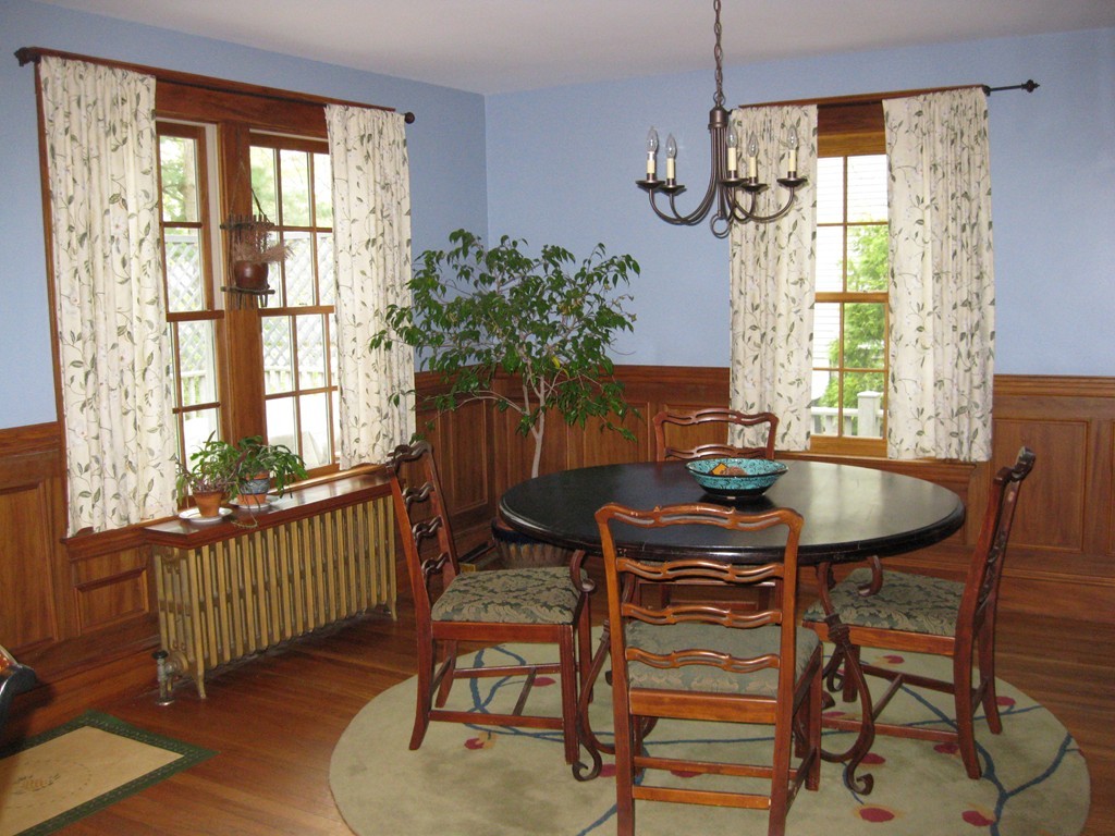 134 Hillcrest Road Needham, MA 02492 - Photo 4 of 22 a view of a dining room with furniture window and outside view