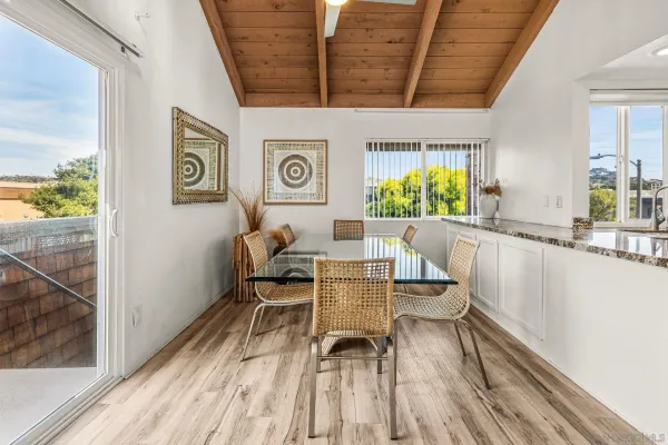 a living room with a couch and a table