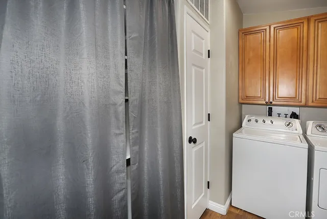 a view of washer and dryer